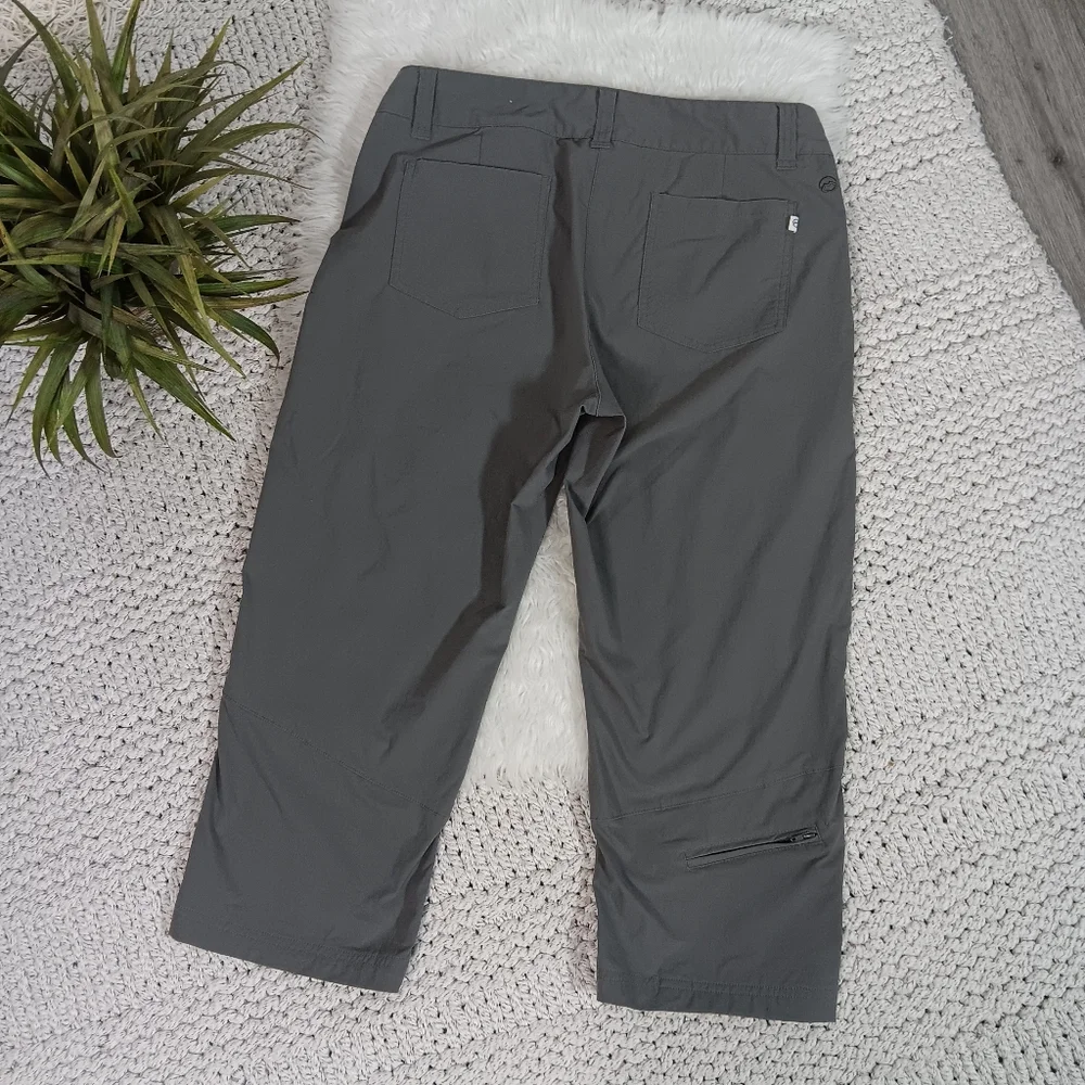 Magellan Women's Gray Outdoor Lightweight Cropped Pants, Small - Picture 5 of 11